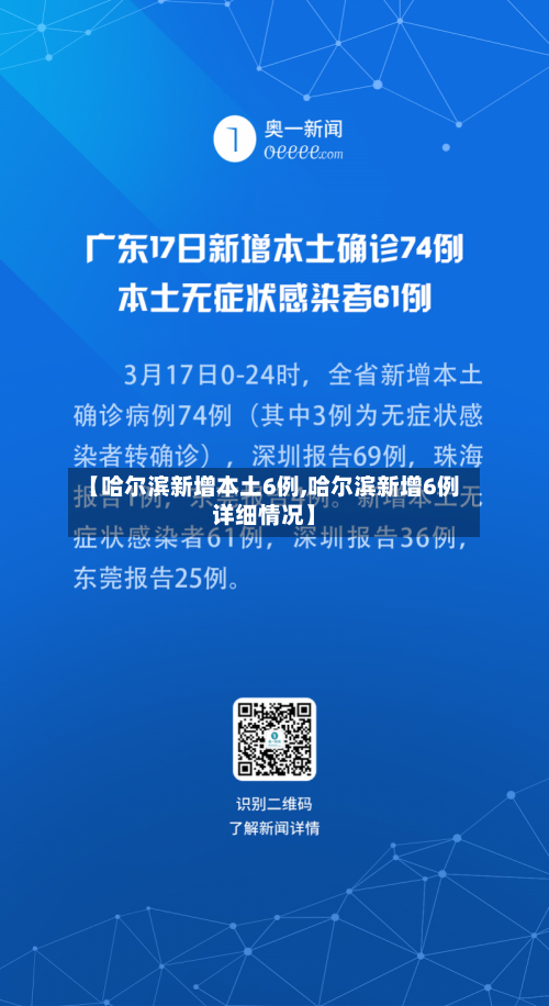 【哈尔滨新增本土6例,哈尔滨新增6例详细情况】