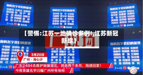 【警惕:江苏一地确诊多例!,江苏新冠新增】